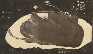 Manao Tupapau Ona je pronásledována duchem, 1893-1894. od Paul Gauguin
