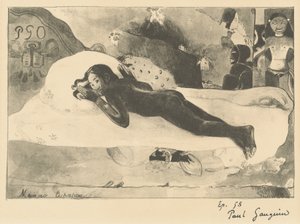 Manao Tupapau Ona je pronásledována duchem, 1894. od Paul Gauguin