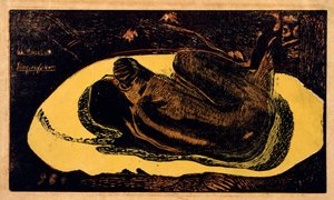 Manao Tupapau Sledování ducha mrtvých, 1893-1894. od Paul Gauguin