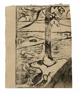 Manao tupapau (Myslí na ducha nebo Duch myslí na ni) od Paul Gauguin