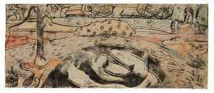 Manao tupapau (Myslí na ducha nebo Duch myslí na ni) od Paul Gauguin