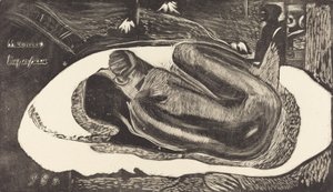 Manoa Tupapau Ona je pronásledována duchem, 18941895. od Paul Gauguin