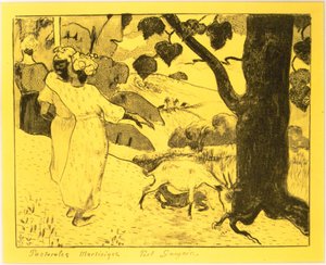 Martinique Pastorals, z Volpini Suite: Litografické kresby, 1889., 1889. od Paul Gauguin