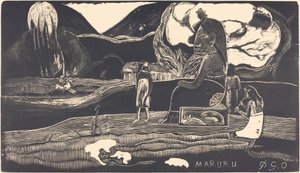 Maruru (děkuji) od Paul Gauguin