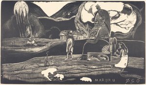 Maruru (děkuji) od Paul Gauguin