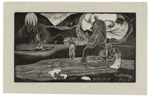 Maruru, Offerings of Gratitude, z Noa Noa, 1894 od Paul Gauguin