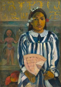 Merahi metua no Tehamana (Tehamana má mnoho rodičů nebo Tehamanovi předkové) od Paul Gauguin