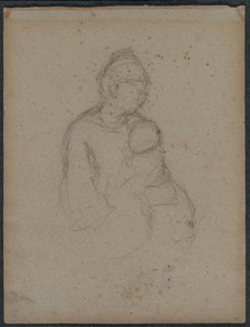 Matka a dítě recto, 1870s. od Paul Gauguin