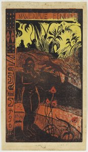 Nave Nave Fenua ze série Noa Noa od Paul Gauguin