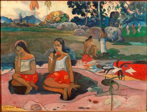 Nave nave moe (Sladké sny) Obraz Paula Gauguina (1848-1903) 1894 Sun. 73x98 cm Petrohrad, Ermitáž od Paul Gauguin