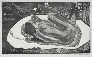 Noa Noa: Manao Yupapau sledovaný duchy mrtvých, 1893-94. od Paul Gauguin