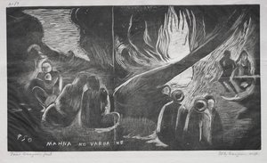 Noe Noe; Ďábel mluví (Mahna No Varua Ino) od Paul Gauguin