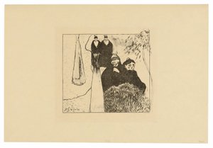 Staré ženy z Arles, z Volpini Suite od Paul Gauguin