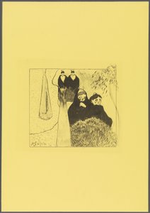 Alte Frauen von Arles, aus der "Volpini Suite: Dessins lithographiques" od Paul Gauguin