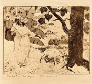 Pastorals Martinik od Paul Gauguin