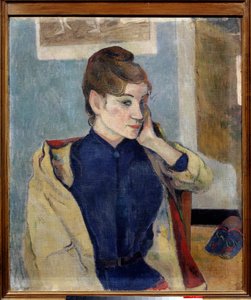 Portrét Madeleine Bernard Malba Paula Gauguina (1848-1903) 1888 Sun. 0,72 x 0,58 m. Grenoble. Muzeum výtvarných umění od Paul Gauguin