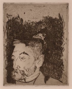 Portrét Sat? Fane Mallarm? od Paul Gauguin