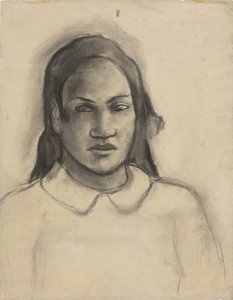Portrét Tehamana, 1891-93 od Paul Gauguin