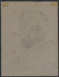 Profil Busta muže (verze) od Paul Gauguin