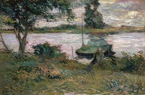 Břeh řeky od Paul Gauguin