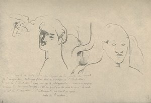 Náčrtky všeho druhu, nahodilá dobrodružství mého pera a mé představivosti, zbloudilé fantazie, ale tohle není od Paul Gauguin