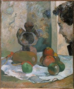 Zátiší s profilem města Laval od Paul Gauguin
