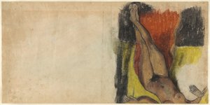 Studie pro ženu Aita tamari Judith te parari [verso] od Paul Gauguin
