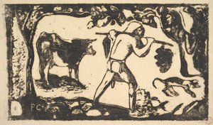 Tahitské přenášení banánů, 1898-99. od Paul Gauguin