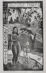 Tahitská série: Země rozkoší. od Paul Gauguin