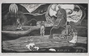 Tahitská série: Uctívání od Paul Gauguin