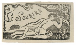Tahiťanka, čelenka pro Le sourire od Paul Gauguin