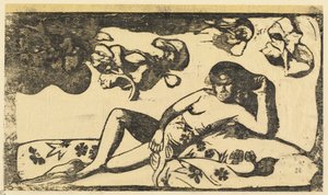 Paní královské krve od Paul Gauguin