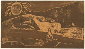 Te Po (Die lange Nacht) od Paul Gauguin