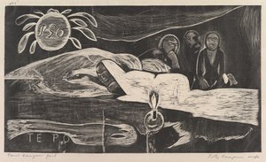 Te Po, 1893-jach. od Paul Gauguin