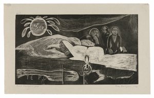Te po (Noc), z Noa Noa Suite od Paul Gauguin