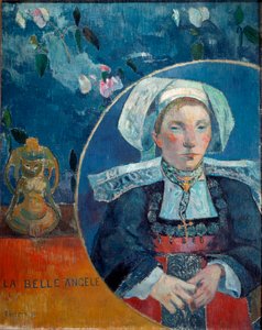 Krásná Angele (Olej na plátně od Paul Gauguin