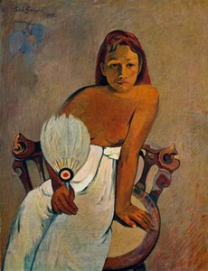 Dívka s ventilátorem, 1902 od Paul Gauguin