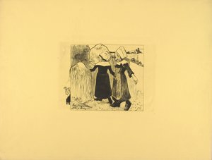 Radosti z Bretaně od Paul Gauguin