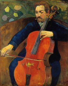 Violoncellista od Paul Gauguin