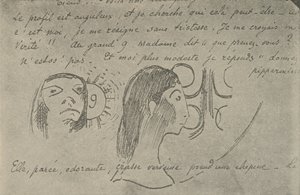 Profil je hranatý, 1936 od Paul Gauguin