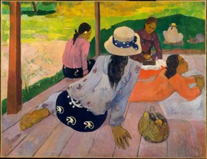 Siesta od Paul Gauguin