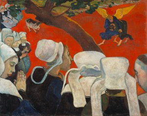 Vize po kázání Jacob Wrestling with the Angel, 1888. od Paul Gauguin