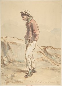 Námořník stojící na pobřeží, 1859-60. od Paul Gavarni