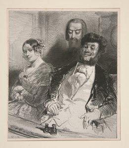 V Théâtre-Français... od Paul Gavarni