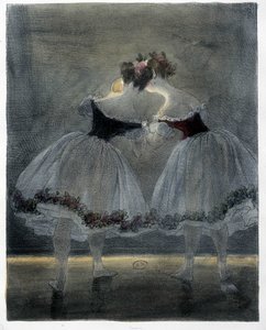 Tanečníci z Gavarni - 19. století od Paul Gavarni