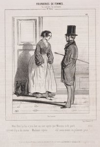 Podvody žen: Ve věcech sentimentu, 1842. od Paul Gavarni