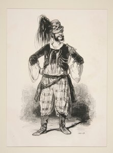 ZAHRANIČNÍ GENERÁL. od Paul Gavarni
