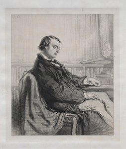 Gentlemen of the Press: Théodore de Banville, 1853. od Paul Gavarni