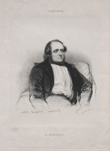 Henri Bonaventure Monnier, 1840. od Paul Gavarni