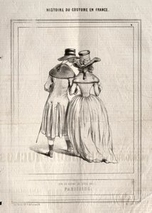 Historie kostýmu ve Francii: Pařížané od Paul Gavarni